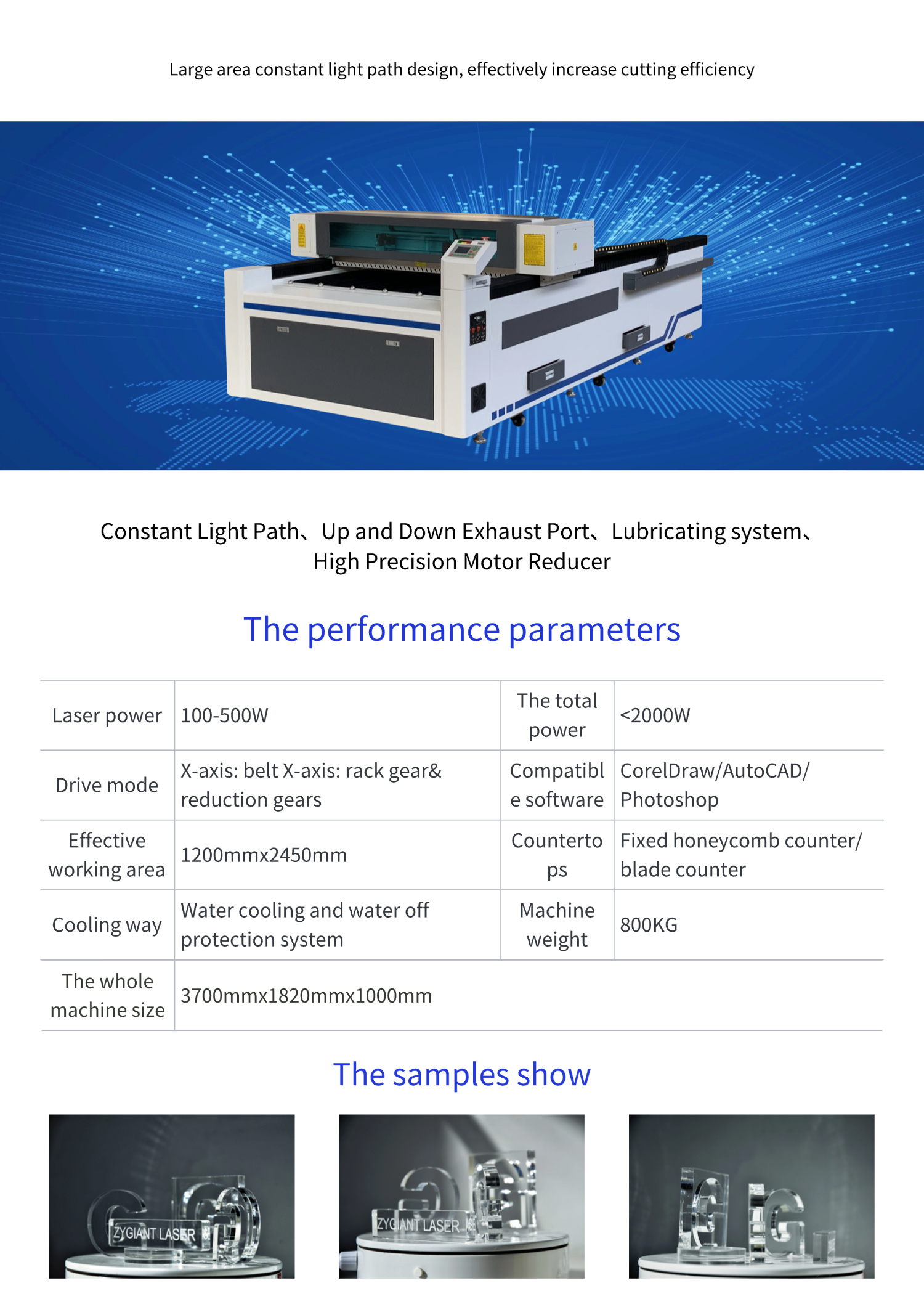 ZY1325RBC Laser Cutting Machine(图1)